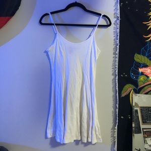 White casual mini dress